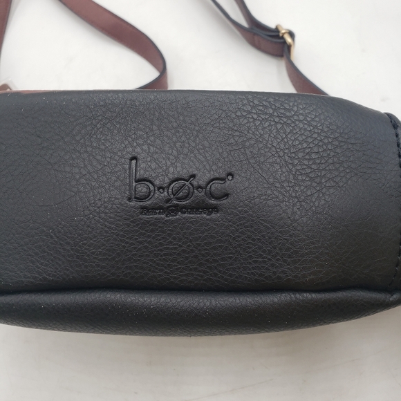 BOC Born Small Shoulder Crossbody Bag Brown Black Adjustable Classic Boho Purse - Picture 8 of 15